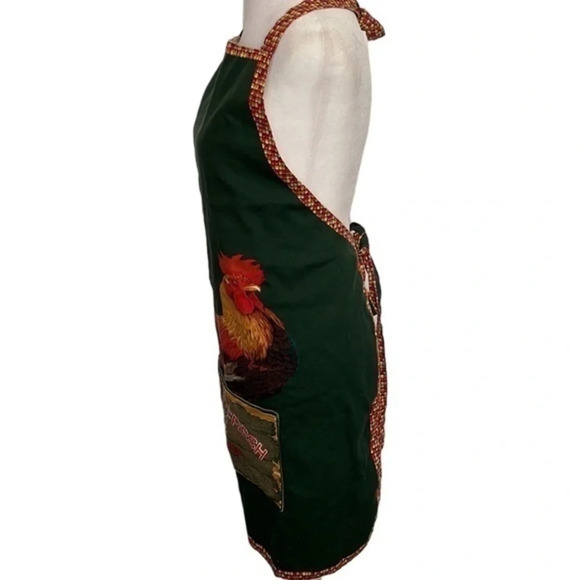 Handmade Rooster Apron with‎ a Large Front Pocket - Picture 6 of 9